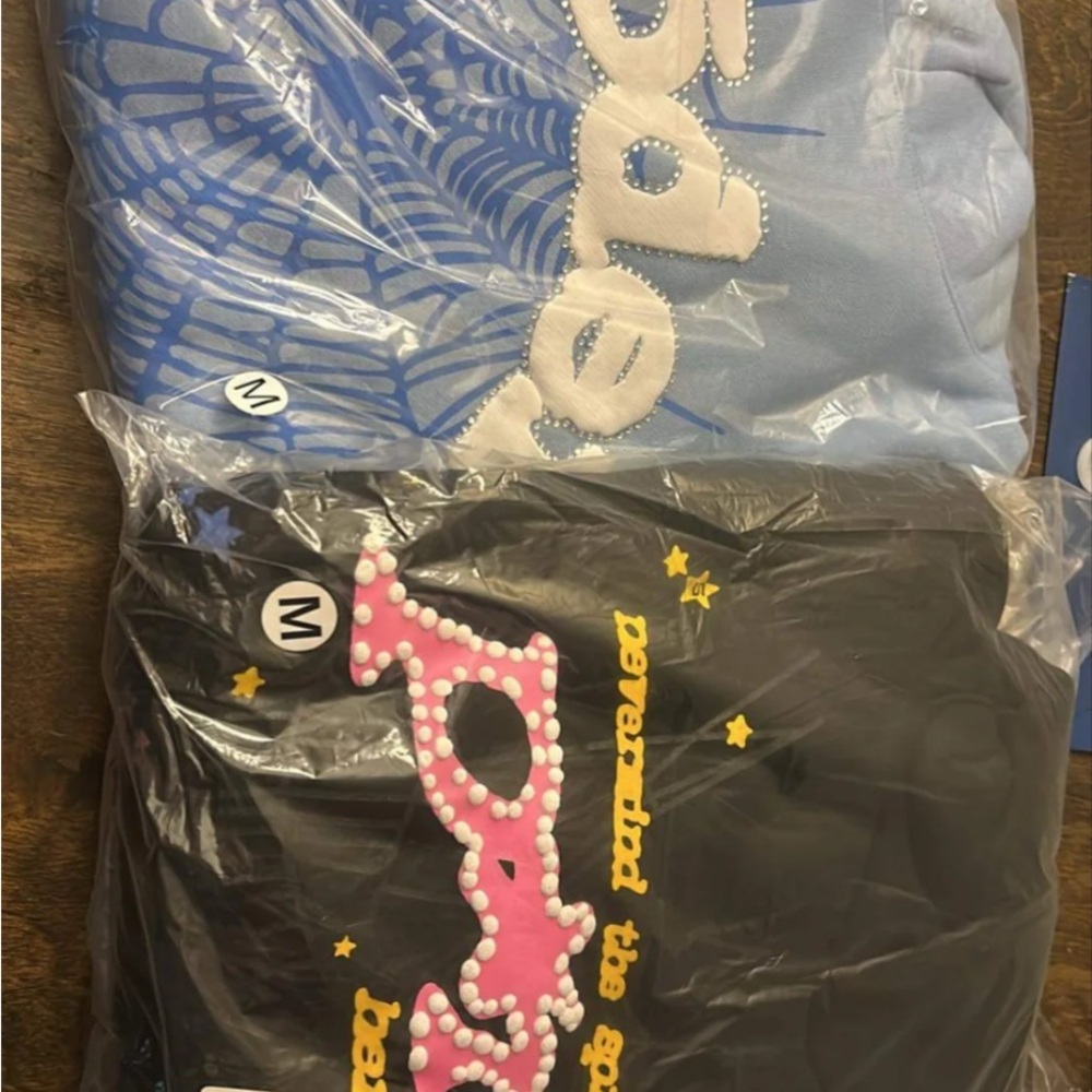 SP5DER BUNDLE Hoodies - Blue and Black